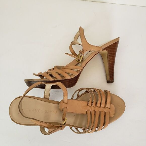 Franco Sarto Martin platform heels in natural - Picture 3 of 6